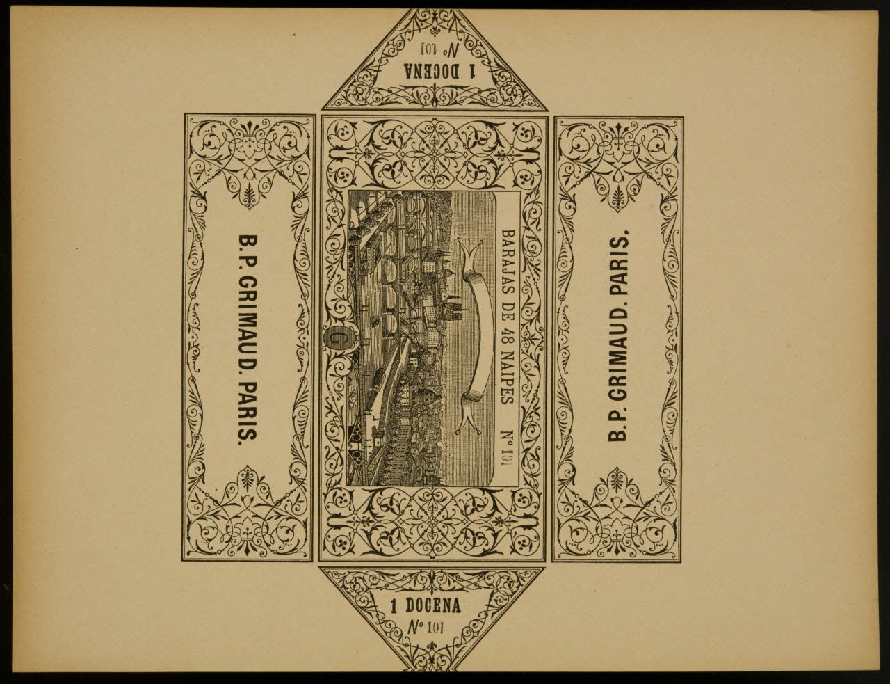 estampe Emballage de cartes à jouer Grimaud 1967.185.910.2 Photo