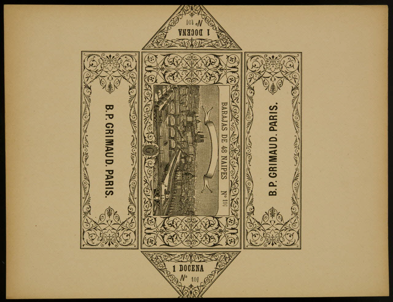 estampe Emballage de cartes à jouer Grimaud 1967.185.910.3 Photo