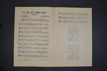 Romain Desmoulins ; Ferdinand Louis Bénech ; Dona ; Paul Beuscher chanson petit format 1912 1966.196.4 Photo Mucem