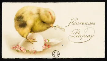 estampe Heureuses  Pâques 1967.3.1  Photo