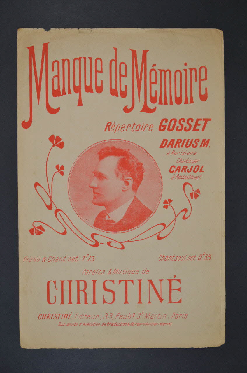 chanson petit format 1965.177.64 Photo Mucem