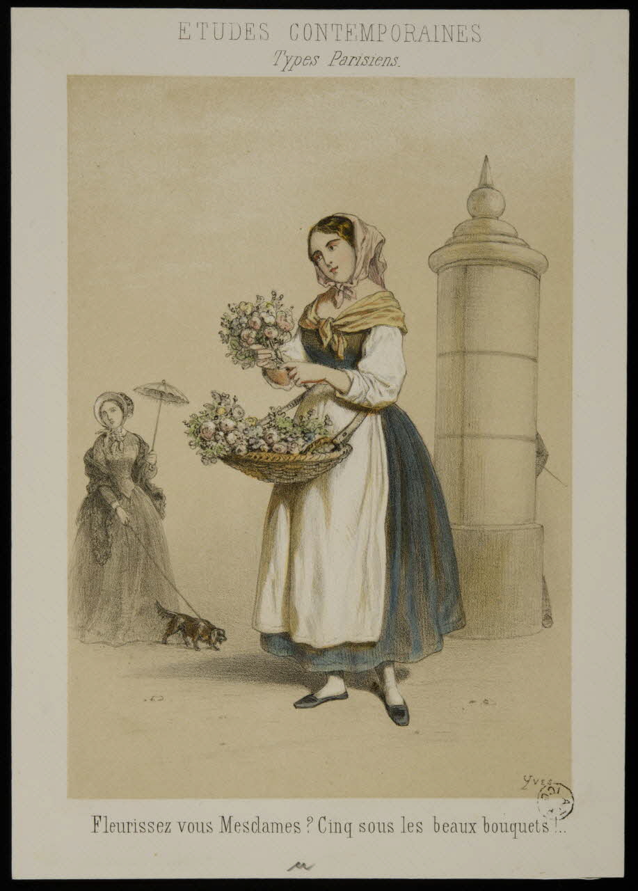 estampe ETUDES CONTEMPORAINES  Types Parisiens. 1967.50.15 Photo