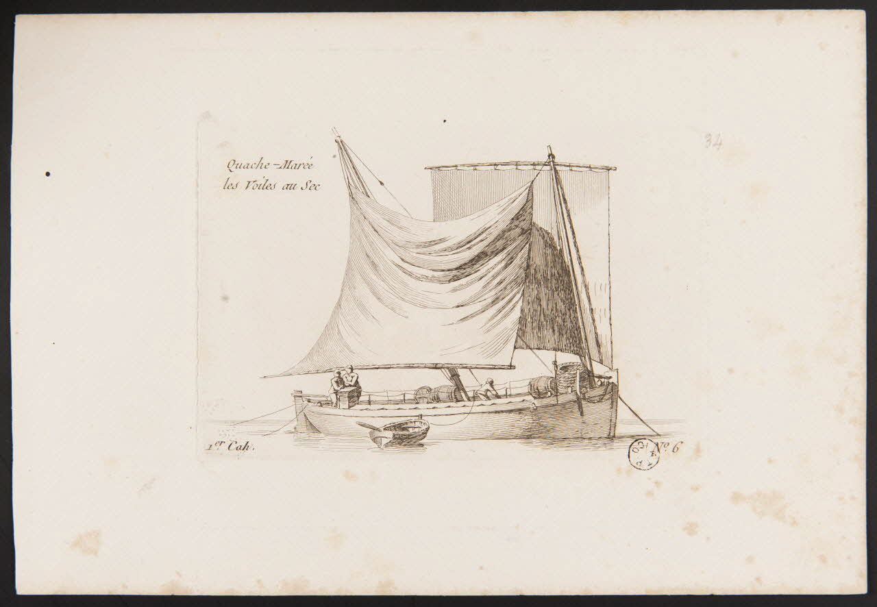 estampe Quache-Marée  les Voiles au sec 1967.52.2 Photo