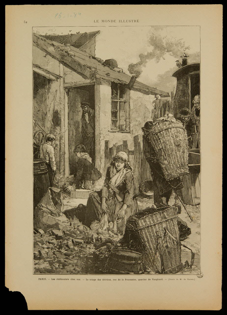 estampe PARIS - Les chiffonniers chez eux. 1967.60.108 Photo