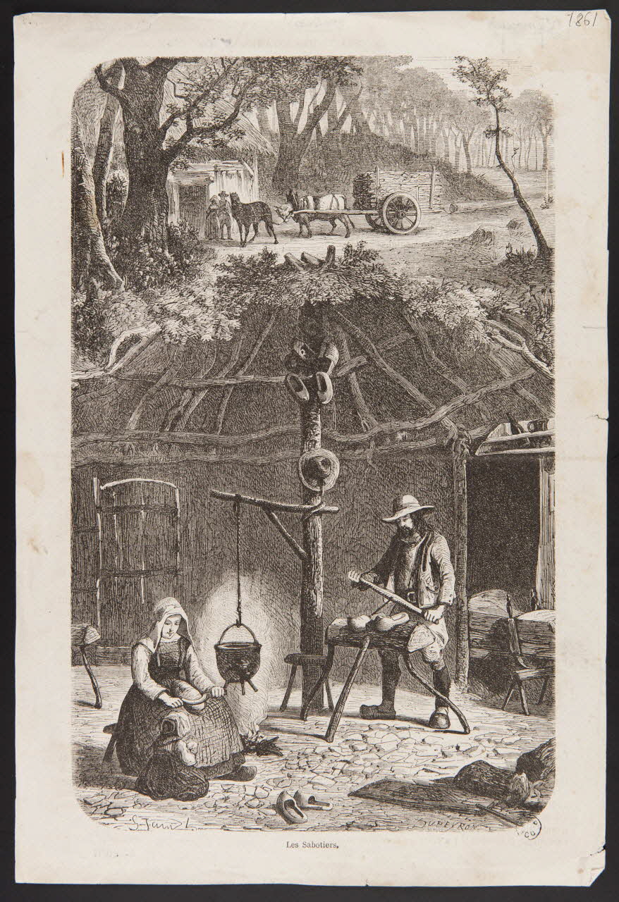 estampe Les Sabotiers. 1967.60.11 Photo
