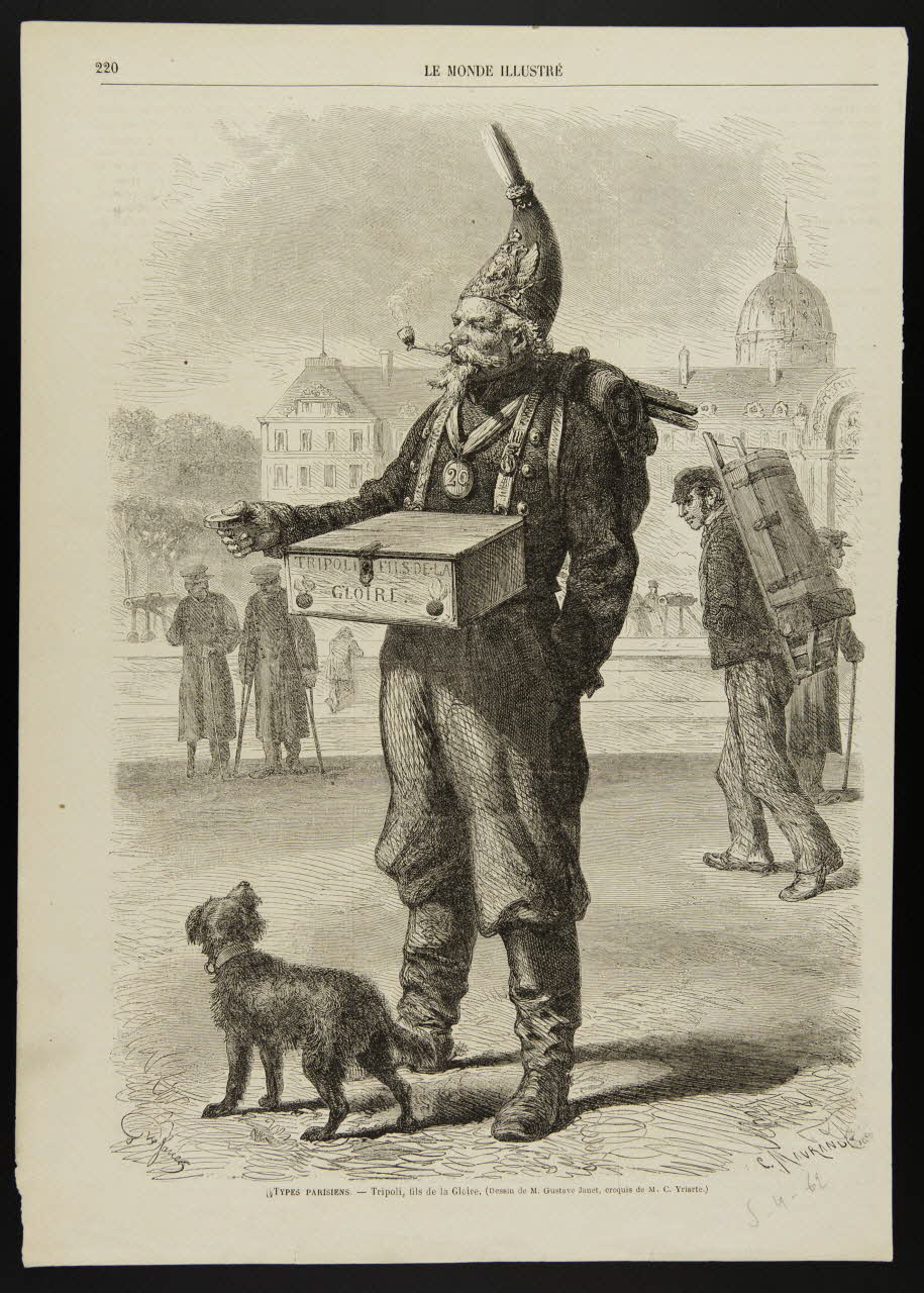 estampe TYPES PARISIENS. - Tripoli, fils de la Gloire. 1967.60.122 Photo