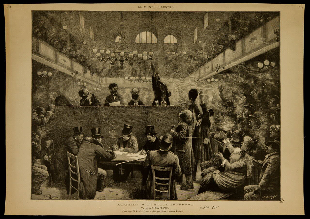 estampe BEAUX-ARTS : - A LA SALLE GRAFFARD 1967.60.140 Photo