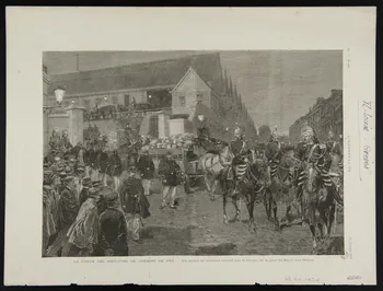 estampe LA GREVE DES EMPLOYES DE CHEMINS DE FER. 1967.60.143.1/2  Photo