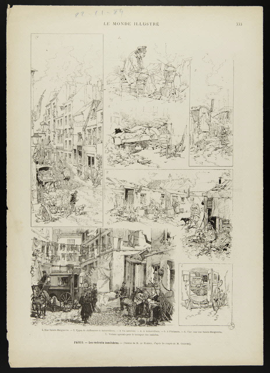 estampe PARIS. - Les endroits insalubres. 1967.60.147 Photo