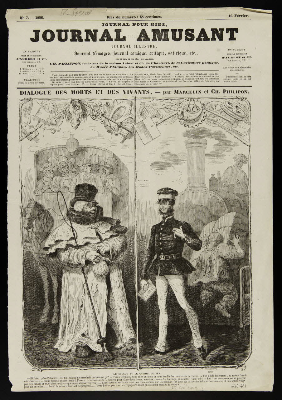 estampe JOURNAL AMUSANT 1967.60.148.1/2 Photo