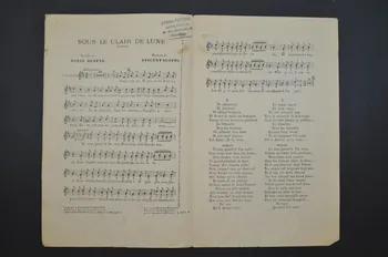 Louis Despax ; Vincent Scotto ; Courvil ; Jean Flor ; Digoudé-Diodet; chanson petit format Île-de-France, France 1909 1965.177.67  Photo Mucem