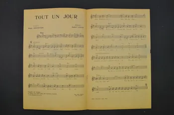 André Lodge ; Roger Bernstein ; Jacques Meyran ; Les Editions Métropolitaines; chanson petit format Île-de-France, France 1940-1960 1966.197.1  Photo Mucem