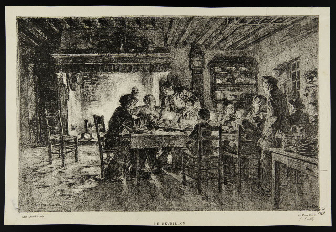 estampe LE REVEILLON 1967.60.188 Photo