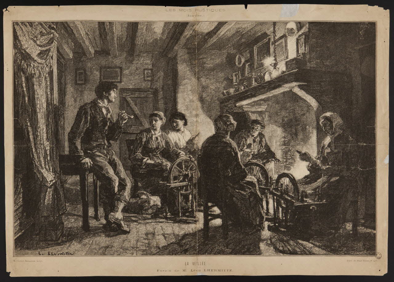 estampe LA VEILLEE 1967.60.191 Photo