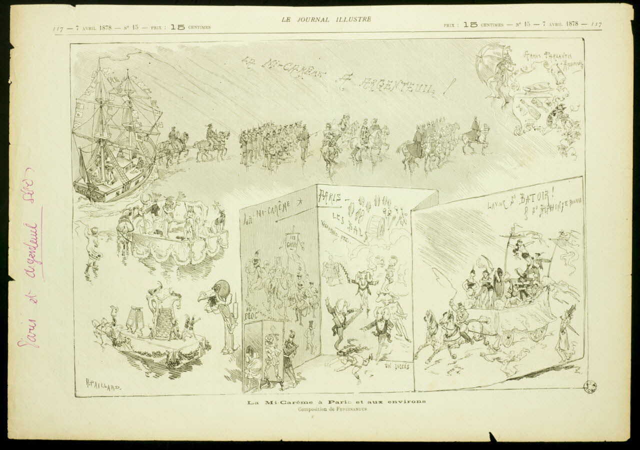 estampe La Mi-Carême à Paris et aux environs 1967.60.193 Photo