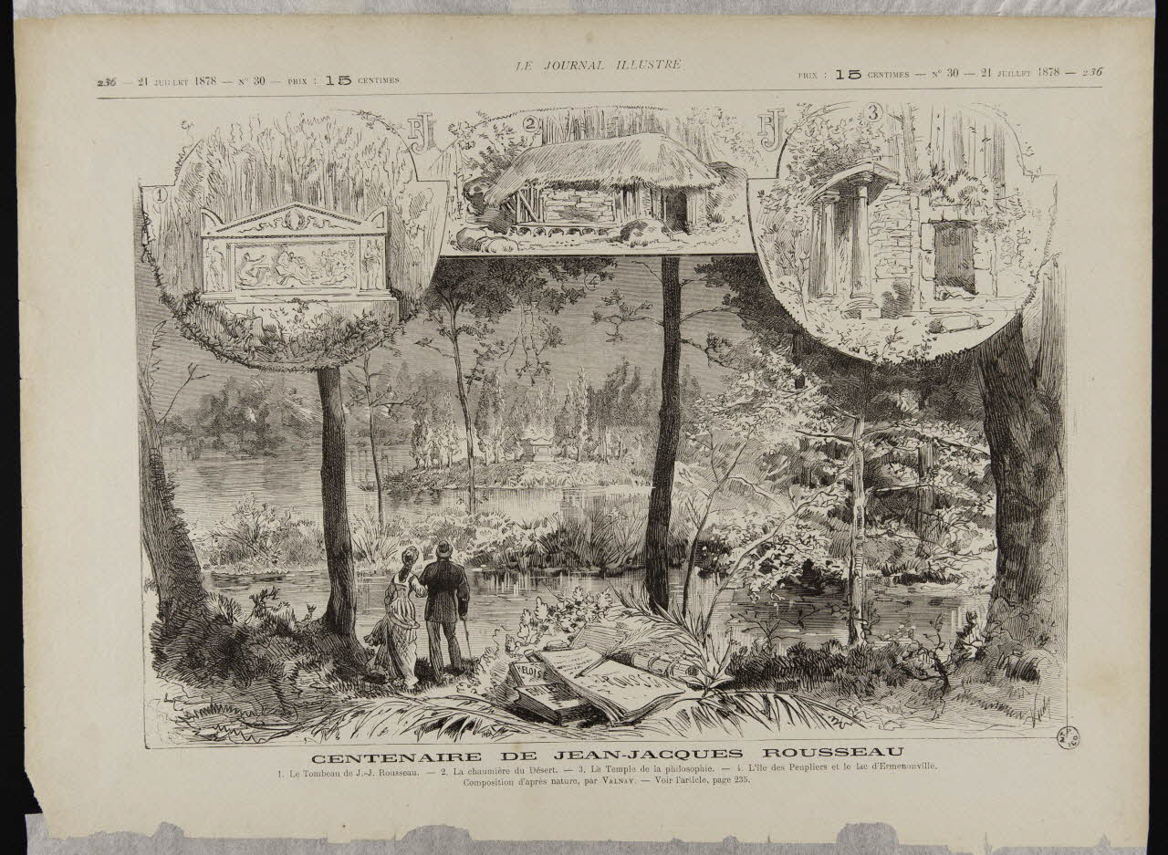 estampe CENTENAIRE DE JEAN-JACQUES ROUSSEAU 1967.60.198 Photo