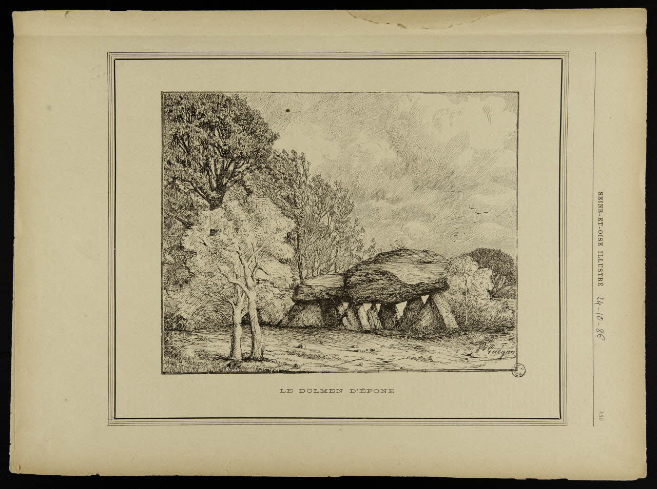 estampe SEINE-ET-OISE ILLUSTRE 1967.60.206.1/2 Photo