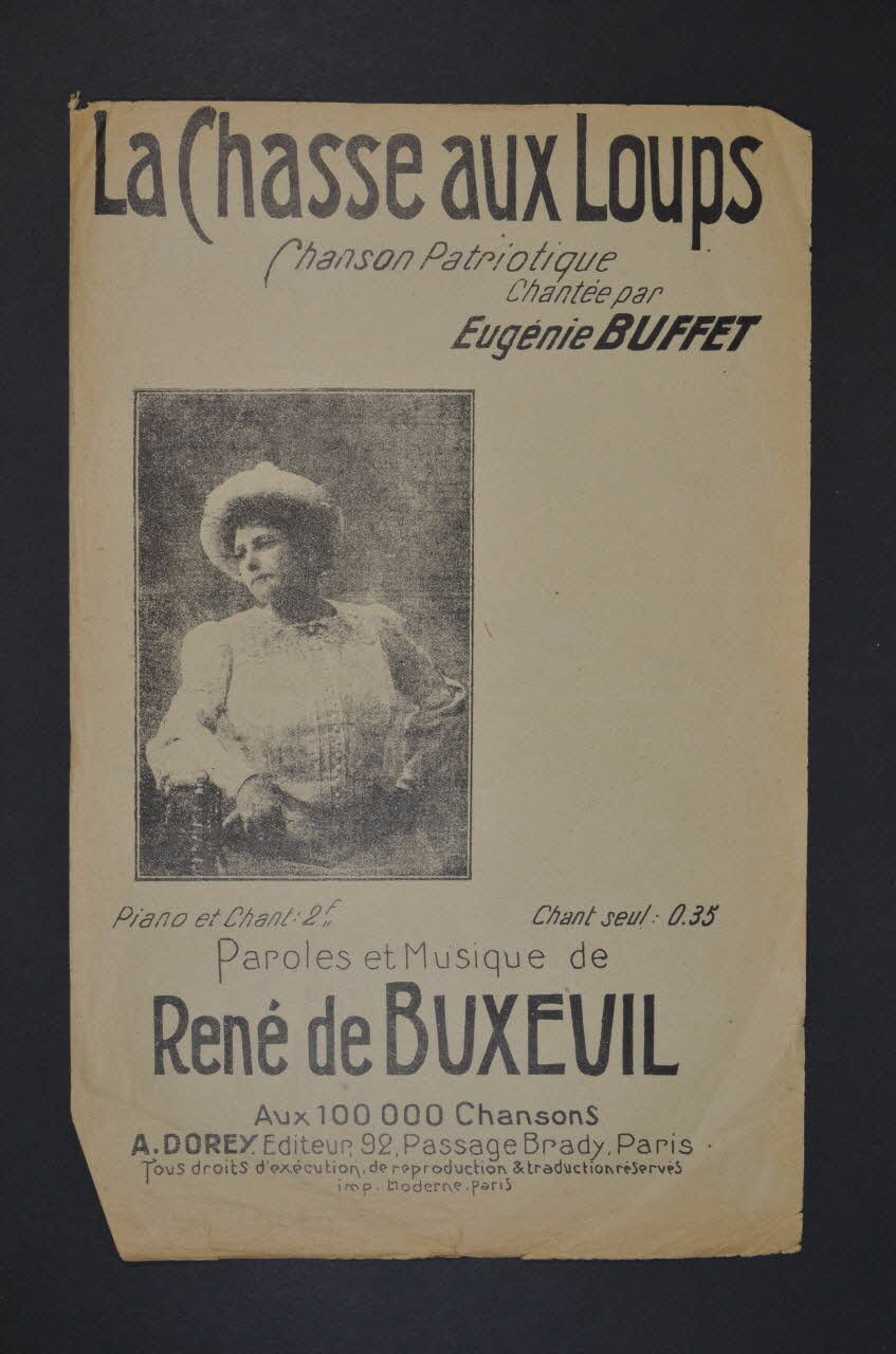 chanson petit format 1966.199.1 Photo Mucem