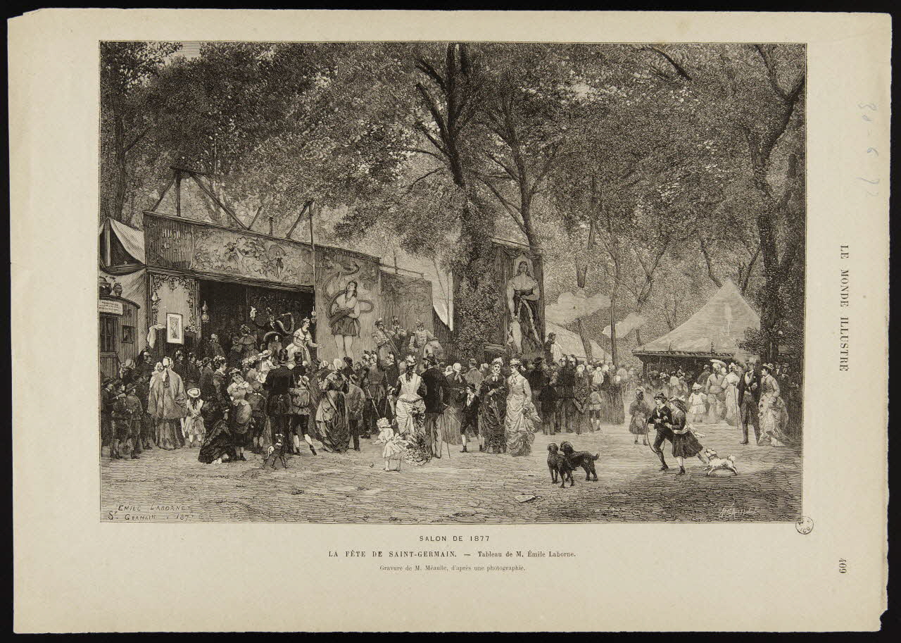 estampe LA FETE DE SAINT-GERMAIN. 1967.60.217 Photo