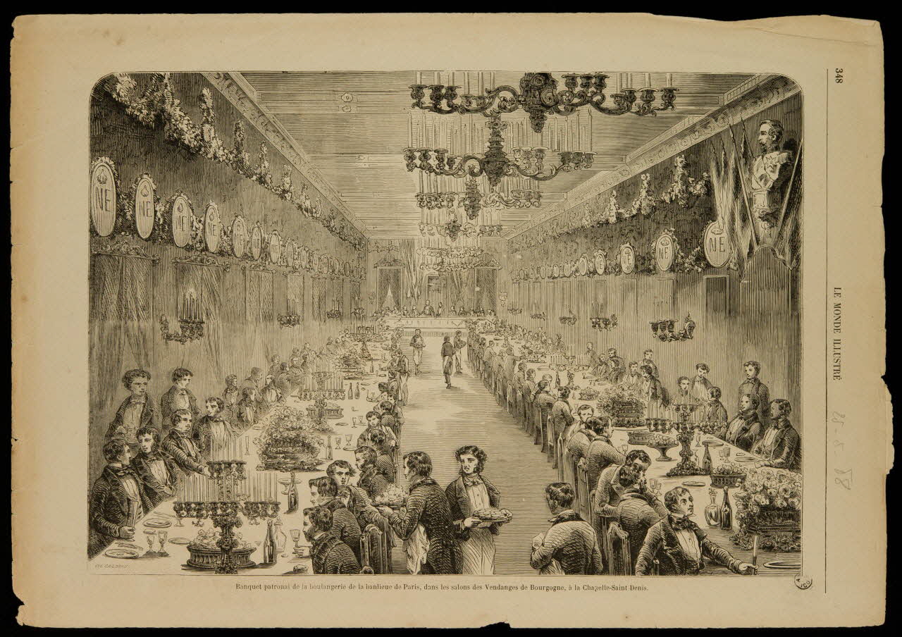 estampe Banquet patronal de la boulangerie de la banlieue de Paris 1967.60.222 Photo