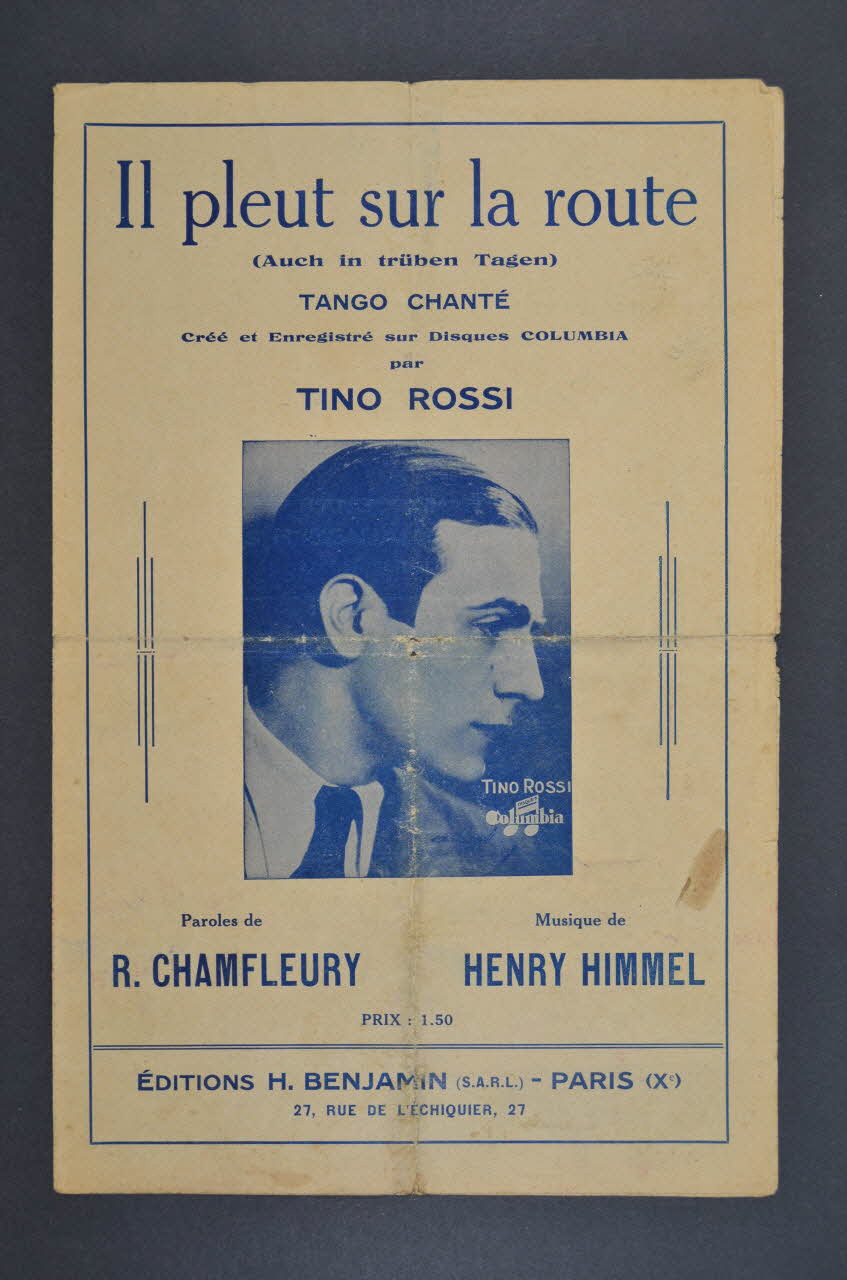 chanson petit format 1965.177.70 Photo Mucem