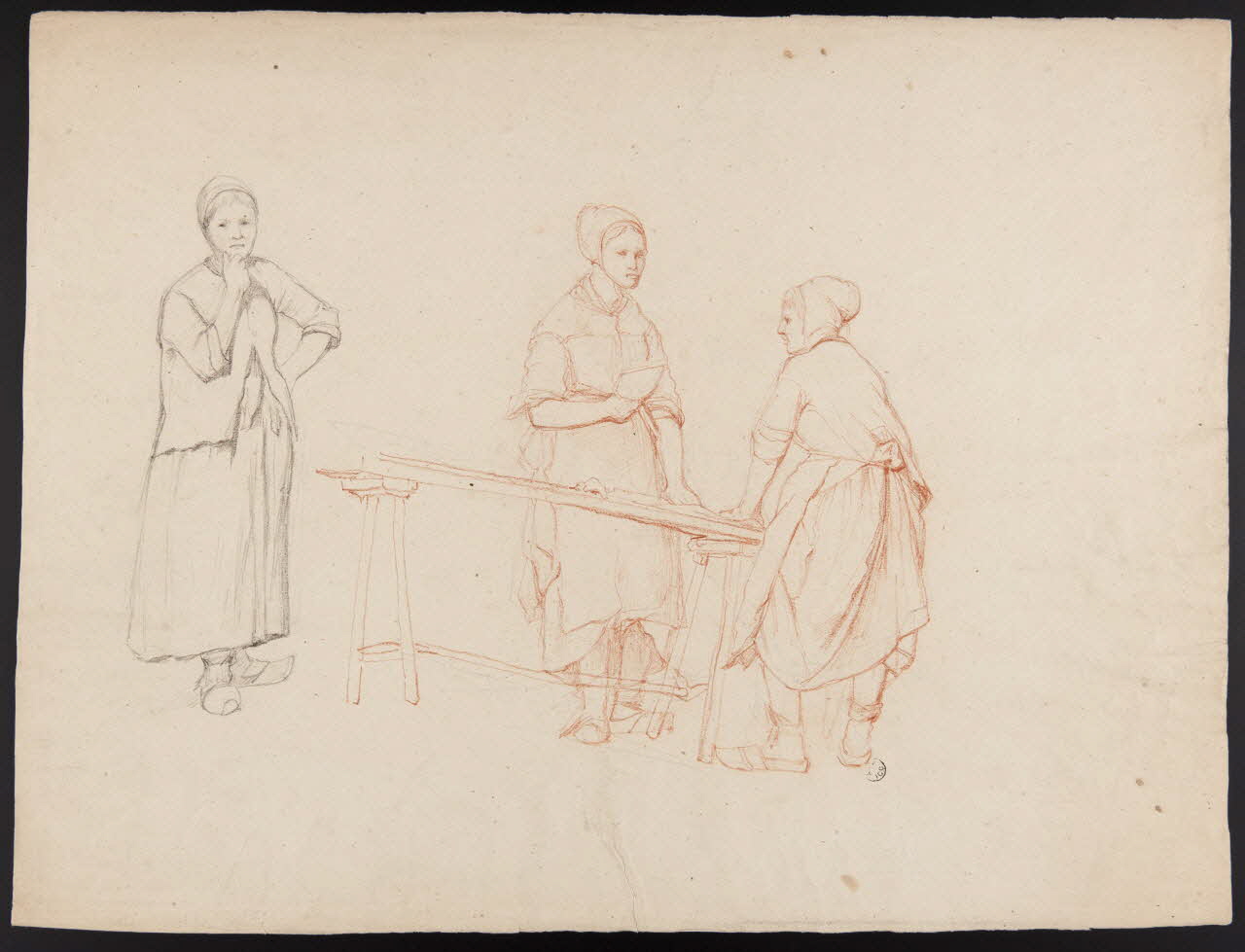 dessin Lavandières (?) 1967.60.246 Photo