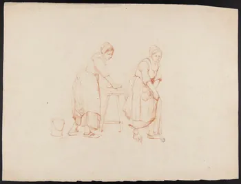 dessin Lavandières 1967.60.247 Photo