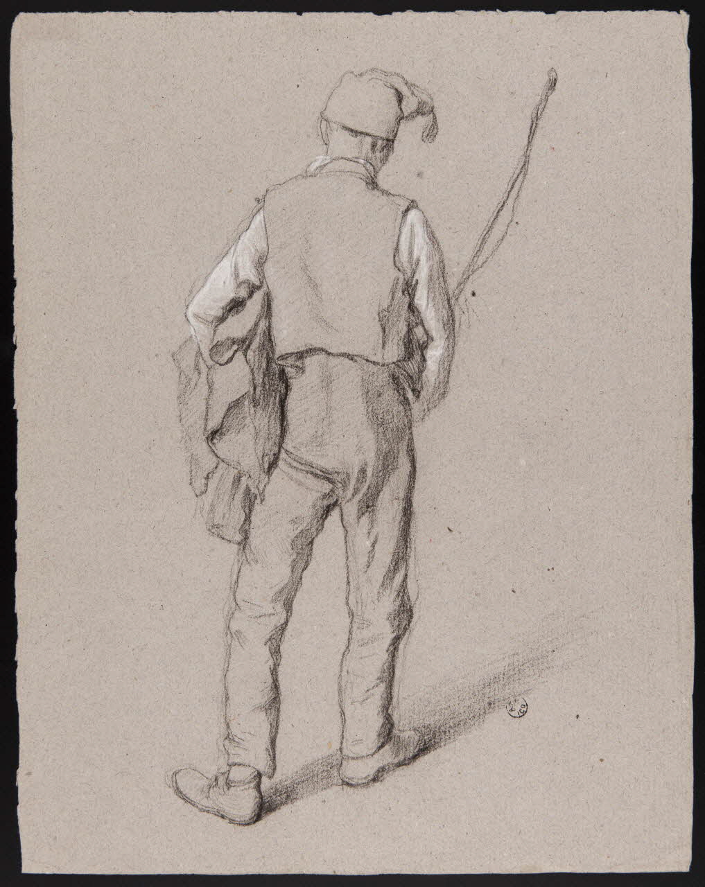 dessin Homme de dos 1967.60.249 Photo
