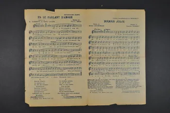 Paul Ségo ; Roger Dufus ; Camille Robert ; Fred Jacks ; A. Danerty ; Plébus ; Alexis Bourgeois ; Juliette Girardin ; Pêle-Mêle Edition; chanson petit format Île-de-France, France 1925 1966.199.100 Photo Mucem