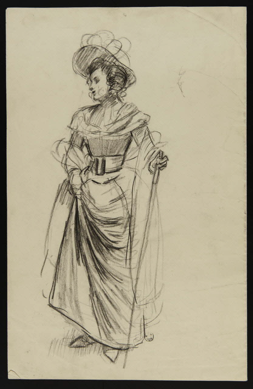 dessin Etude de femme 1967.60.256 Photo