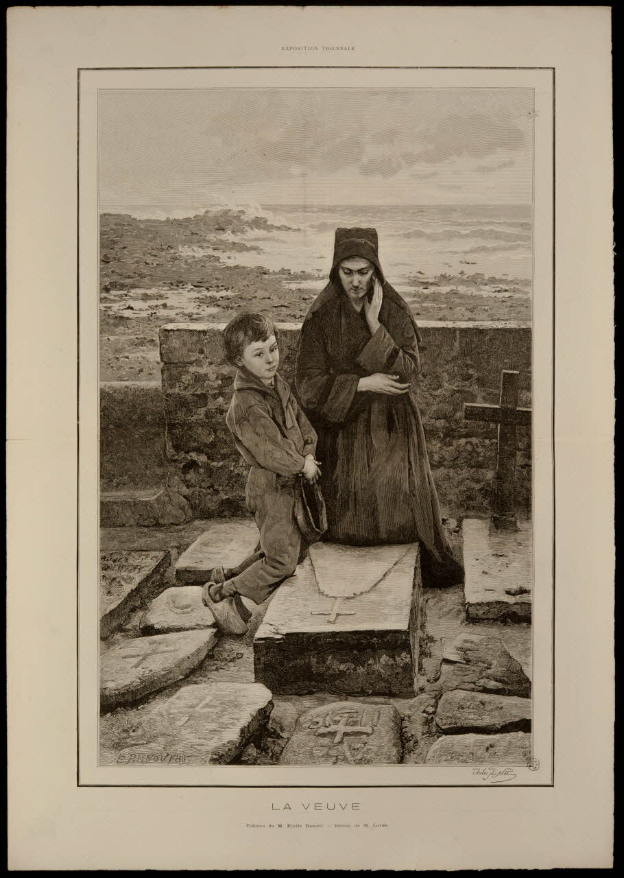 estampe EXPOSITION TRIENNALE  LA VEUVE 1967.60.269 Photo