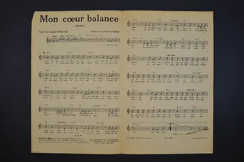 André Hornez ; Louis Gasté ; Line Renaud ; Editions Micro; chanson petit format Paris 8ème 1949 1965.177.73 Photo Mucem