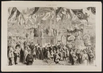 estampe LILLE. - FÊTES DU COURONNEMENT DE NOTRE-DAME DE LA TREILLE. 1967.60.340 Photo