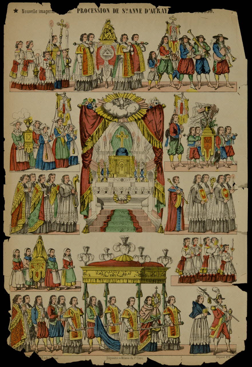 estampe PROCESSION DE Ste. ANNE D'AURAY 1967.60.342 Photo