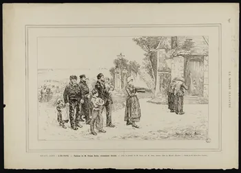 estampe L'EX-VOTO. - Tableau de M. Ulysse, récemment décédé. 1967.60.346 Photo