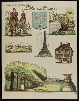 estampe PROVINCES DE FRANCE  L'Ile de France 1967.60.369 Photo