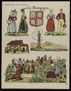 estampe PROVINCES DE FRANCE  La Bourgogne 1967.60.371 Photo
