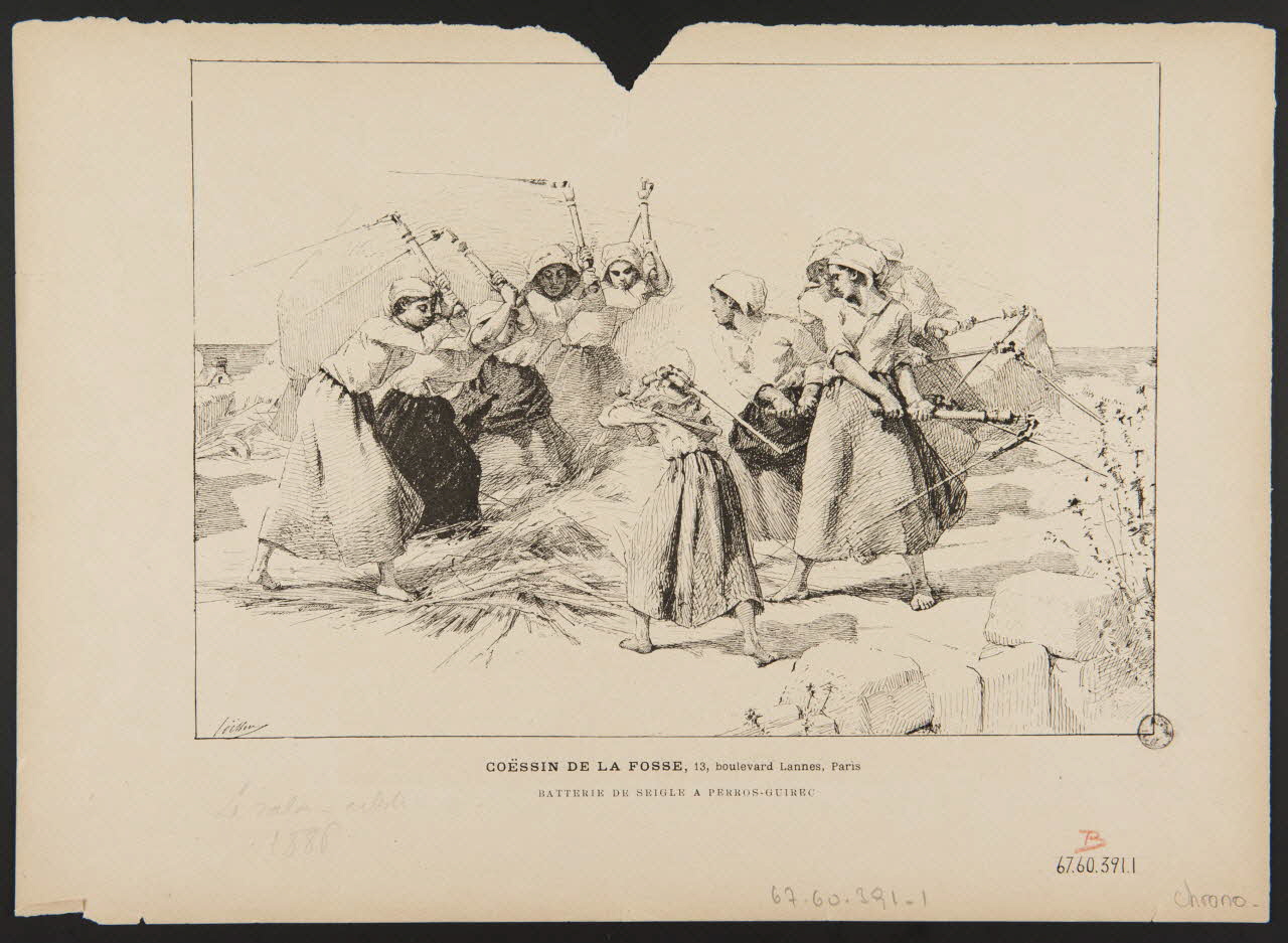 estampe BATTERIE DE SEIGLE A PERROS-GUIREC 1967.60.391.1 Photo