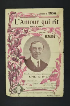 Henri Christiné ; Harry Fragson chanson petit format Île-de-France, France 1909 1966.199.106  Photo Mucem