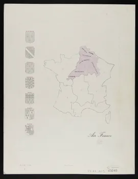 estampe Menu de la Fédération des Groupes Folkloriques des Provinces Francaises 1967.60.413 Photo