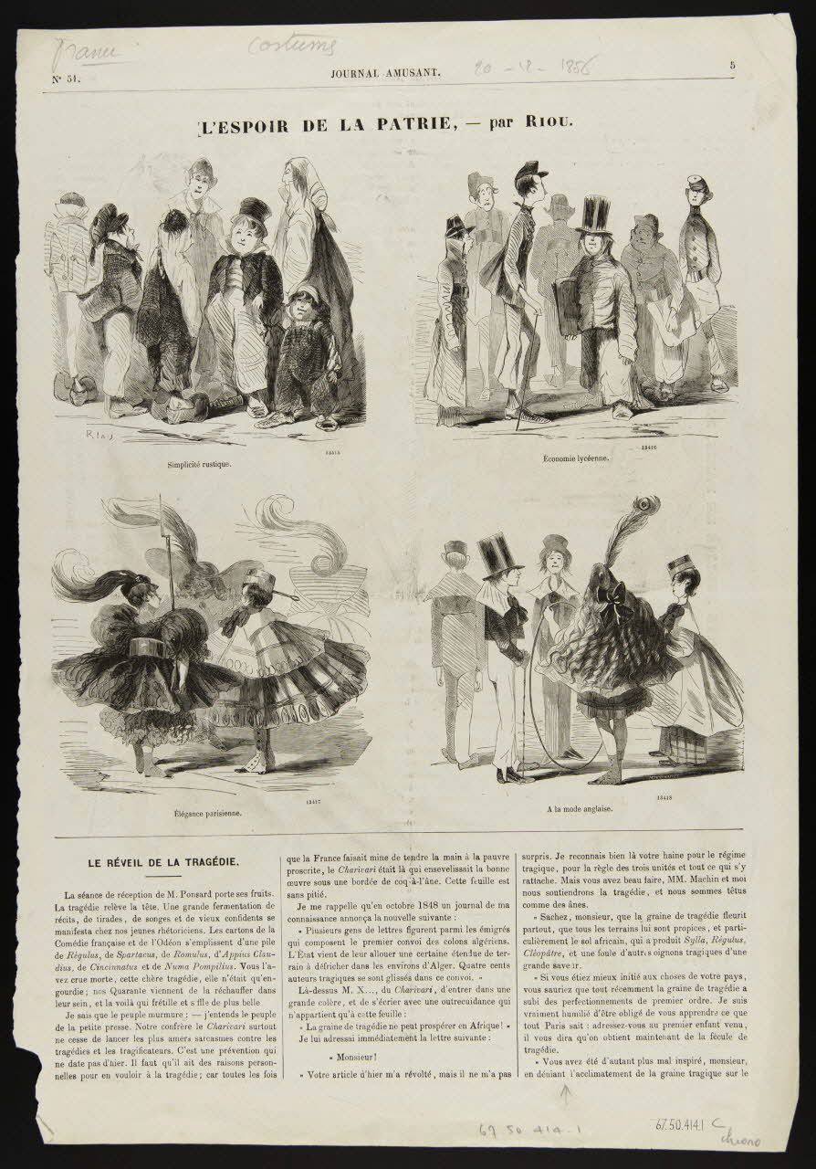 estampe L'ESPOIR DE LA PATRIE 1967.60.414.1 Photo