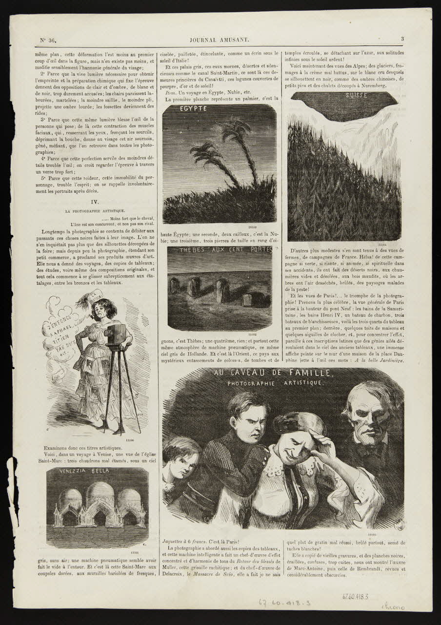 estampe JOURNAL AMUSANT. 1967.60.418.3 Photo