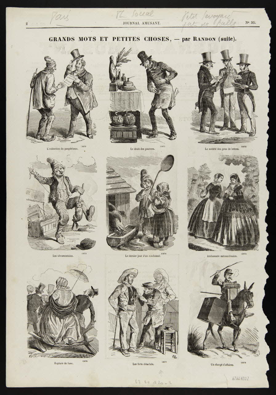 estampe GRANDS MOTS ET PETITES CHOSES 1967.60.420.2 Photo