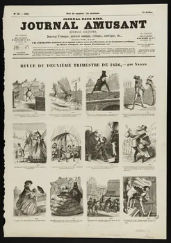 estampe REVUE DU DEUXIEME TRIMESTRE DE 1856 1967.60.422.1  Photo