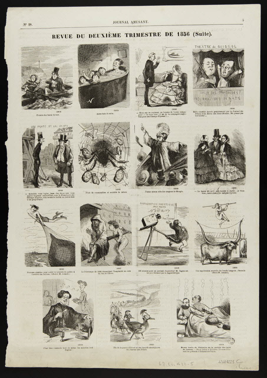 estampe REVUE DU DEUXIEME TRIMESTRE DE 1856 (Suite). 1967.60.422.5 Photo