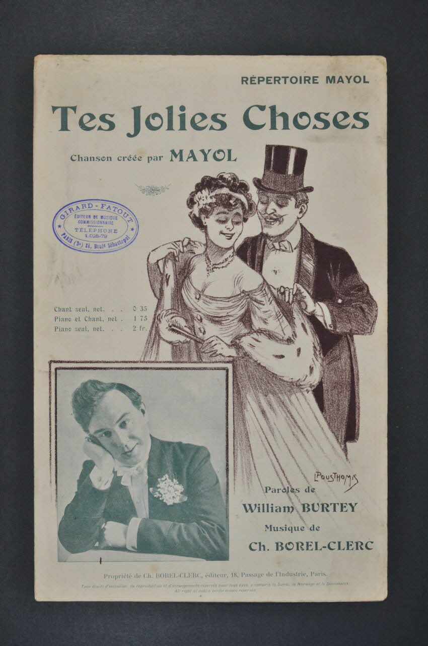 chanson petit format 1965.177.86 Photo Mucem