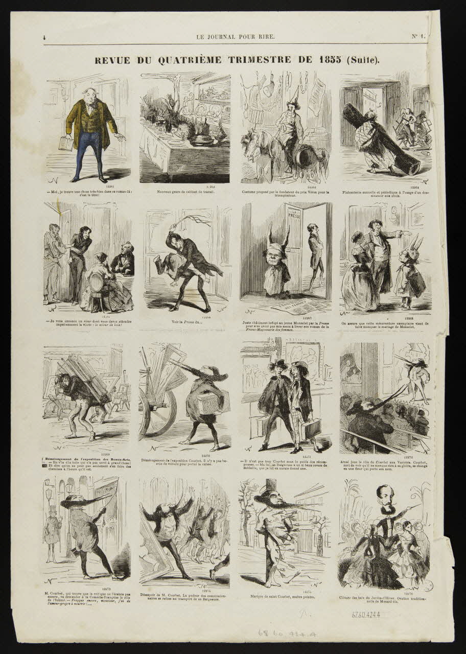 estampe REVUE DU QUATRIEME TRIMESTRE DE 1855 (Suite). 1967.60.424.4 Photo