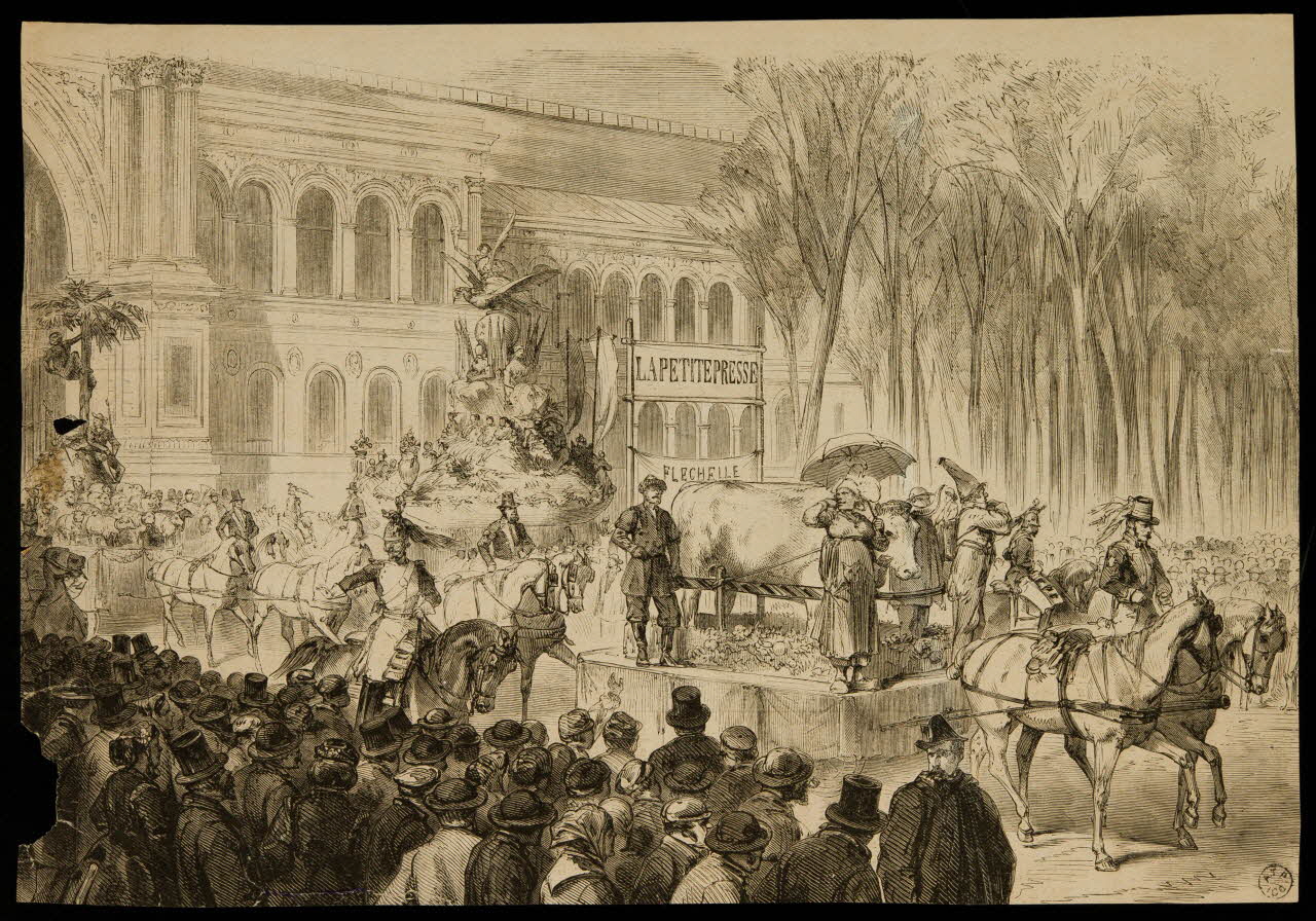 estampe LA PETITE PRESSE  FLECHELLE 1967.60.50 Photo