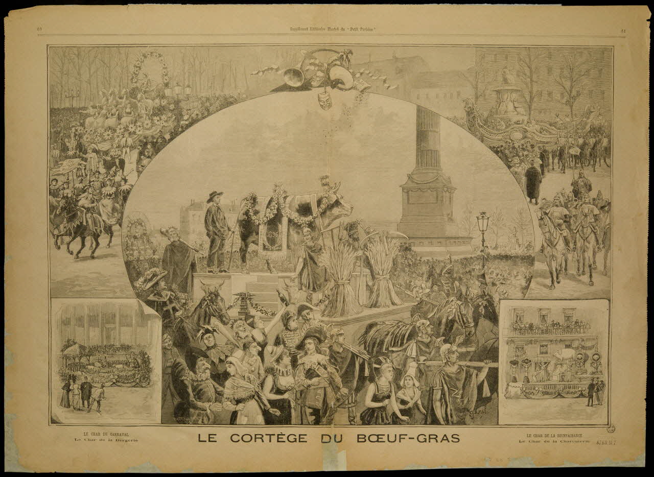 estampe LE CORTEGE DU BOEUF-GRAS 1967.60.51.2 Photo