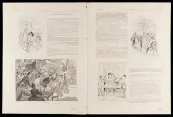 estampe L'EXPOSITION UNIVERSELLE DE CHICAGO EN 1893. 1967.60.76.1/3 Photo